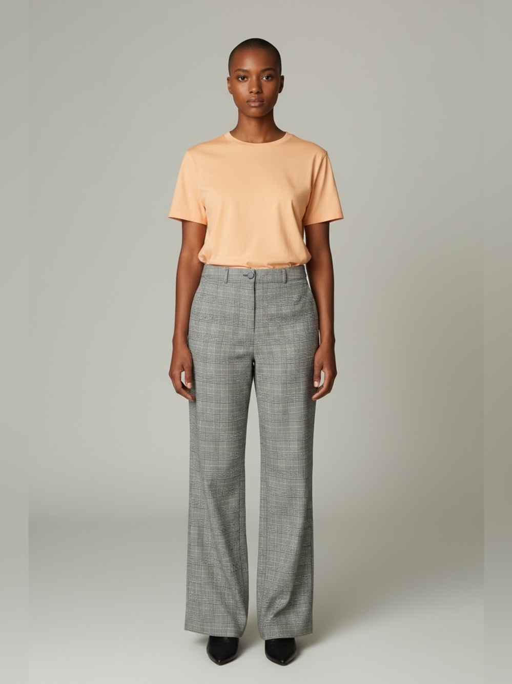 Loft high waist plaid trouser size 10 P